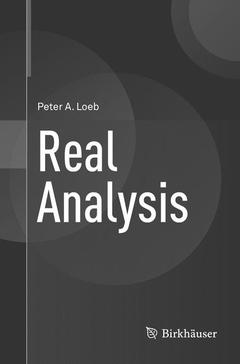 Couverture de l’ouvrage Real Analysis