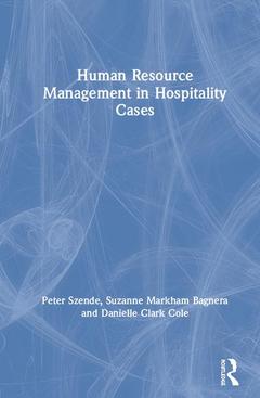 Couverture de l’ouvrage Human Resource Management in Hospitality Cases