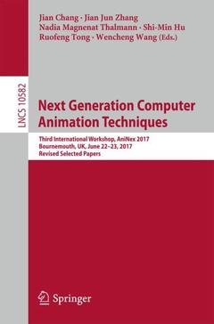 Couverture de l’ouvrage Next Generation Computer Animation Techniques
