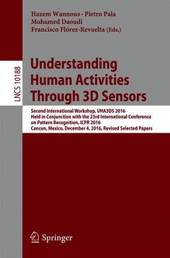 Cover of the book Understanding Human Activities Through 3D Sensors