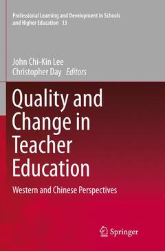 Couverture de l’ouvrage Quality and Change in Teacher Education