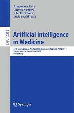 Couverture de l’ouvrage Artificial Intelligence in Medicine