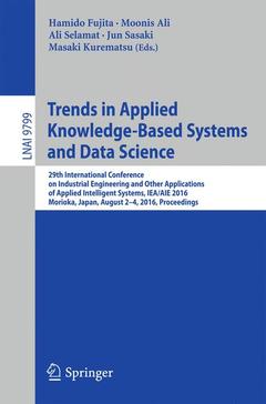 Cover of the book Trends in Applied Knowledge-Based Systems and Data Science