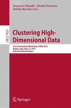Couverture de l’ouvrage Clustering High--Dimensional Data