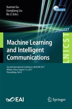 Cover of the book Machine Learning and Intelligent Communications