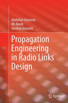 Couverture de l’ouvrage Propagation Engineering in Radio Links Design