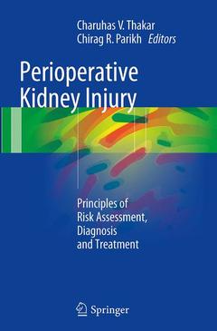 Couverture de l’ouvrage Perioperative Kidney Injury