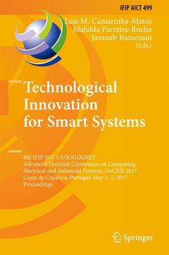 Couverture de l’ouvrage Technological Innovation for Smart Systems