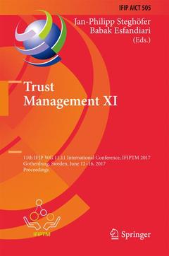 Couverture de l’ouvrage Trust Management XI