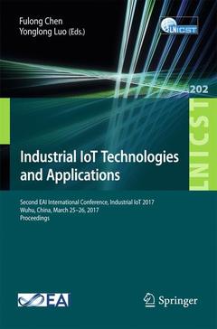 Cover of the book Industrial IoT Technologies and Applications