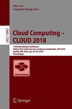 Couverture de l’ouvrage Cloud Computing - CLOUD 2018