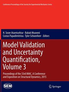 Couverture de l’ouvrage Model Validation and Uncertainty Quantification, Volume 3