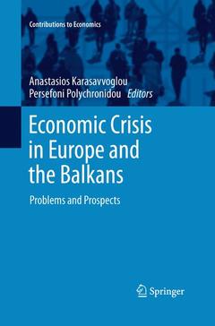 Couverture de l’ouvrage Economic Crisis in Europe and the Balkans