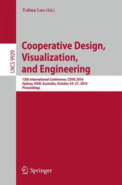 Couverture de l’ouvrage Cooperative Design, Visualization, and Engineering
