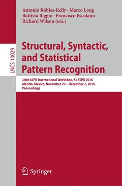 Couverture de l’ouvrage Structural, Syntactic, and Statistical Pattern Recognition