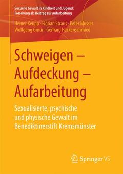 Couverture de l’ouvrage Schweigen – Aufdeckung – Aufarbeitung