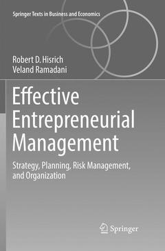 Couverture de l’ouvrage Effective Entrepreneurial Management