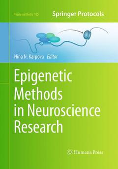 Couverture de l’ouvrage Epigenetic Methods in Neuroscience Research