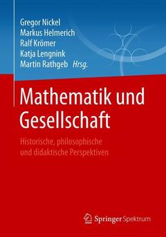 Couverture de l’ouvrage Mathematik und Gesellschaft