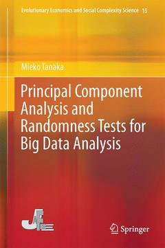 Cover of the book Principal Component Analysis and Randomness Tests for Big Data Analysis