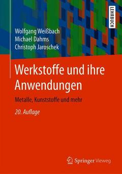 Cover of the book Werkstoffe und ihre Anwendungen