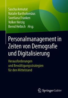 Couverture de l’ouvrage Personalmanagement in Zeiten von Demografie und Digitalisierung 