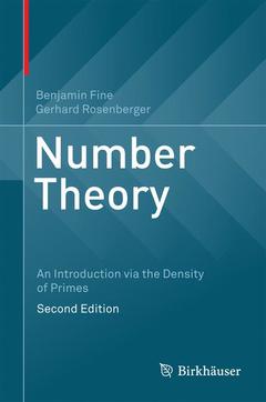 Couverture de l’ouvrage Number Theory