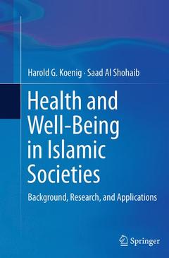 Couverture de l’ouvrage Health and Well-Being in Islamic Societies