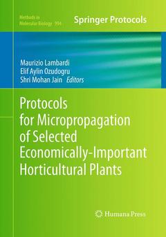 Cover of the book Protocols for Micropropagation of Selected Economically-Important Horticultural Plants