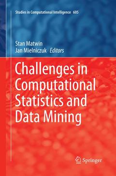 Couverture de l’ouvrage Challenges in Computational Statistics and Data Mining