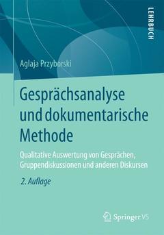 Cover of the book Gesprächsanalyse und dokumentarische Methode
