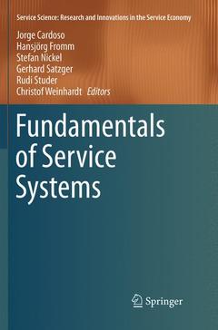 Cover of the book Fundamentals of Service Systems