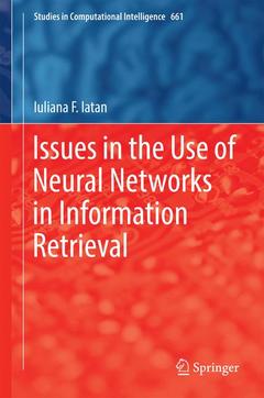 Cover of the book Issues in the Use of Neural Networks in Information Retrieval