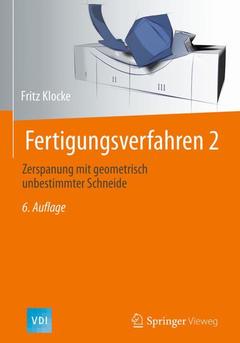 Cover of the book Fertigungsverfahren 2