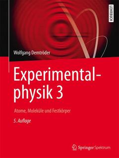 Couverture de l’ouvrage Experimentalphysik 3