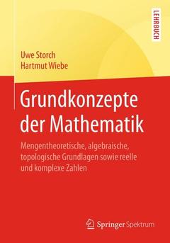 Couverture de l’ouvrage Grundkonzepte der Mathematik