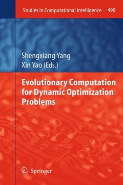 Cover of the book Evolutionary Computation for Dynamic Optimization Problems