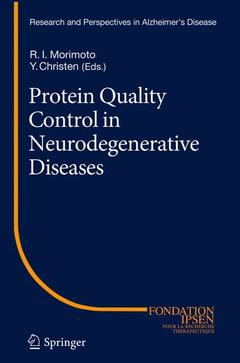 Couverture de l’ouvrage Protein Quality Control in Neurodegenerative Diseases