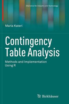 Couverture de l’ouvrage Contingency Table Analysis