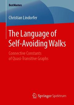 Couverture de l’ouvrage The Language of Self-Avoiding Walks