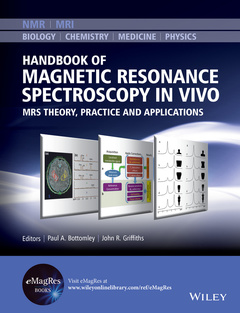 Couverture de l’ouvrage Handbook of Magnetic Resonance Spectroscopy In Vivo