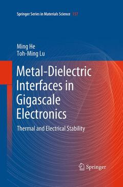Couverture de l’ouvrage Metal-Dielectric Interfaces in Gigascale Electronics