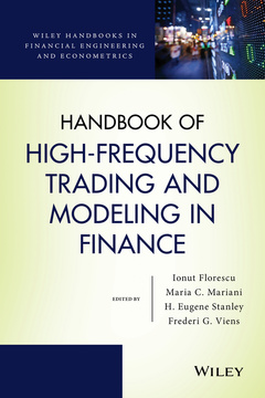 Couverture de l’ouvrage Handbook of High-Frequency Trading and Modeling in Finance