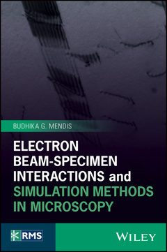 Couverture de l’ouvrage Electron Beam-Specimen Interactions and Simulation Methods in Microscopy