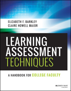 Couverture de l’ouvrage Learning Assessment Techniques