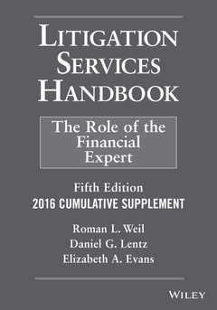 Couverture de l’ouvrage Litigation Services Handbook, 2016 Cumulative Supplement 
