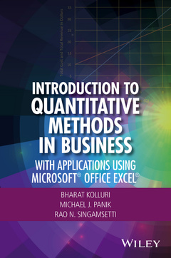 Couverture de l’ouvrage Introduction to Quantitative Methods in Business