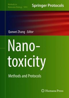 Couverture de l’ouvrage Nanotoxicity
