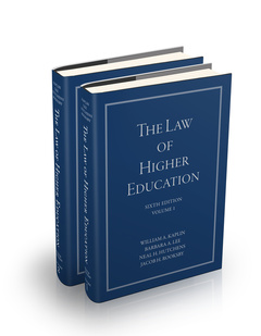 Couverture de l’ouvrage The Law of Higher Education, 2 Volume Set