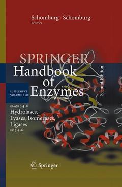 Couverture de l’ouvrage Class 3.4–6 Hydrolases, Lyases, Isomerases, Ligases